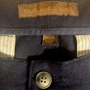 FAIRLANE & SONS Stretch Flannel Trouser